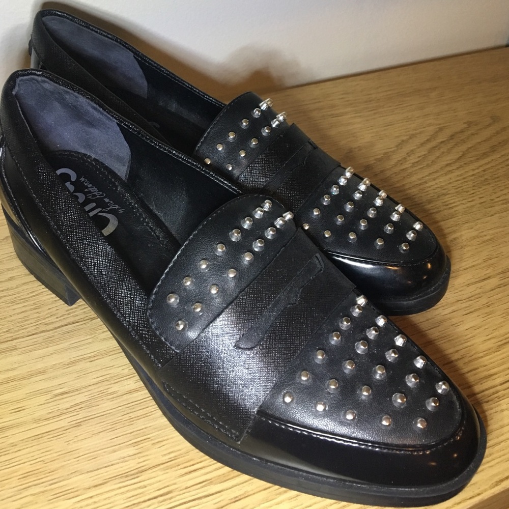 Circus by Sam Edelman Black Studded Loafers